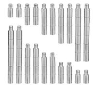 SUPERFINDINGS 50 pièces Vis D'Extension pour Album Albums Photo Remplacement de Poste D'Extension Vis de Liaison de 12x5mm Extension de Platine pour Albums Scrapbook