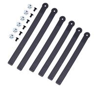 SUPERFINDINGS 6 Sets 3 Tailles Sangle de Fixation Snowboard Remplacement 20/22/26cm Snowboard Binding Straps Fixation PVC Elastique Strap-in Sangles de Planche de Ski