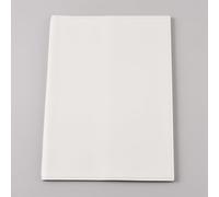 SUPERFINDINGS Couverture de Carnet en Cuir PU 23×16.7cm 9.06×6.57in Couvre Livre en Cuir PU Rustique Blanc Rechargeable Carnet Artisanal pour Carnets à Couverture Rigide Voyageurs Écrivains Cadeaux