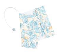 SUPERFINDINGS Couverture de Livre Couverture de Roman en Tissu Pochette pour Livre A5 Protège Livre de Poche Lavable Fraise Pochette de Livre Bleu Ciel pour Portable à Couverture Rigide 21.4x16.5cm