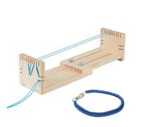 SUPERFINDINGS Gabarit Réglable en Bois pour Bracelet Gabarit en Bois pour Tressage en Corde de Parachute DIY Tricotage à la Main Gabarit pour Bracelet en Bois en Bois pour Créer des Bracelets