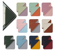 SUPERFINDINGS Marque Page Carré en Cuir 20 couleurs Accessoire de Livre Personnalisé Cadeau pour L'École le Bureau et la Maison Idéal pour les Amateurs de Livres