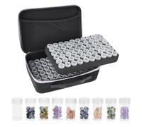 SUPERFINDINGS Organisateur de Stockage de Graines à 120 emplacements Stockage de Conteneurs de Graines Tubes de Stockage de Perles en Plastique pour Organisateur de Catalogue de Jardin de Légumes et