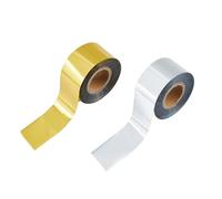 SUPERFINDINGS Papier d'impression 2 couleurs 1.18 in. x 394 ft. Rouleaux de Papier Tampon Metallic heat transfer foil paper For use with foil pens/thermal foil pens Craft Scrapbooking Card Making