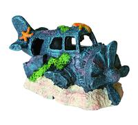 SUPERFISH-Déco Led Avion L Résine 18x9x10 cm