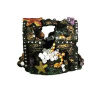 SUPERFISH-Déco Led Coffre au trésor Résine 11,5x8x8 cm