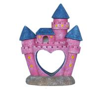 SUPERFISH-Décoration pour aquarium coloris rose Château de Princesse SuperFish