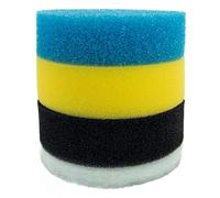Superfish Eco-Flow Kit de Mousses de Filtration, Bleu, Jaune, Noir, Blanc, pour Filtre Aquarium, Set de Remplacement Complet (Eco Flow 240)