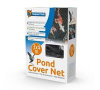 Superfish Filet de Protection pour Bassin avec 10 piquets 3 x 4 m
