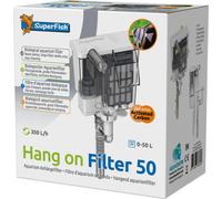 SUPERFISH-Filtre externe pour aquarium coloris noir Filtre Suspendu 50 SuperFish
