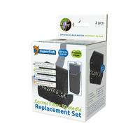 SUPERFISH-Kit de remplacement masse de filtration 50 pour aquarium QubiQ 30 et Quadro 40 coloris noir SuperFish