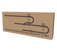 Superfish Kit d'Entrée et de Sortie en Acier Inoxydable pour Aquarium, 12/16 mm, 16/22 mm (Kit 12/16 mm)