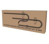 Superfish Kit d'Entrée et de Sortie en Acier Inoxydable pour Aquarium, 12/16 mm, 16/22 mm (Kit 16/22 mm)