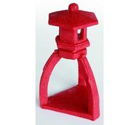 SUPERFISH-Zen Déco Pagoda Rouge Résine 9,5x10,8x16 cm