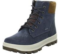 Superfit 00474-94 - Chaussures pour enfants adolescents garçons Gr. 35 - 42, bleu, cuir/textile (velours)