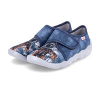Superfit 1 006274 8000 Bubble Chausson garçon bleu, Bleu, T. 34