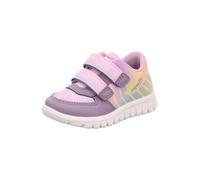 SUPERFIT Baskets 'SPORT7 MINI' jaune clair / violet / prune / rose, Taille 25