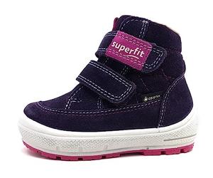 Superfit Bottes de neige Groovy pour fille, Violet/rose 8500 0, 22 EU Étroit