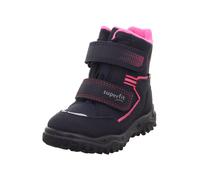 SUPERFIT Bottes de neige 'HUSKY' bleu marine / gris argenté / fuchsia, Taille 28