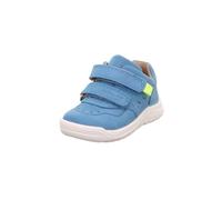 Superfit Bottines Whaley pour fille et garçon - Largeur : W - Semelle lâche, Bleu clair jaune 400, 20 EU Large