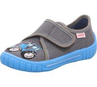 Superfit Chausson pour enfants Trecker Bill gris-bleu, Couleur:gris, EU Taille:23