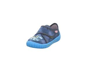 Superfit Chaussons Bill pour garçon, Bleu foncé bleu clair 8150, 36 EU