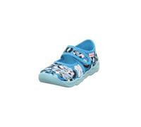 Superfit Chaussons Bubble pour garçon, Turquoise multicolore 8410, 25 EU