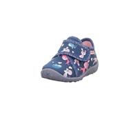 Superfit Chaussons Spotty pour garçon et fille, bleu clair/multicolore 8140, largeur 19 EU, Bleu clair multicolore 8140, 19 EU Large
