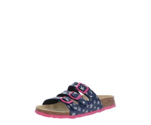 SUPERFIT Chaussures ouvertes bleu foncé / rose / argent, Taille 38