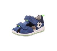 Superfit Sandales Boomerang pour garçon, bleu, vert clair 8000, 22 EU