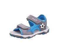 SUPERFIT Chaussures ouvertes 'Mike 3.0' azur / gris / noir / blanc, Taille 25