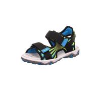 SUPERFIT Chaussures ouvertes 'MIKE 3.0' bleu / citron vert / noir, Taille 35