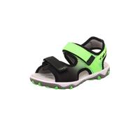 SUPERFIT Chaussures ouvertes 'Mike 3.0' vert fluo / noir / coquille d'oeuf, Taille 27