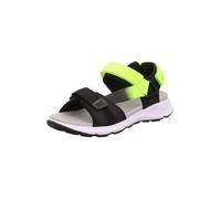 SUPERFIT Chaussures ouvertes vert gazon / noir, Taille 34