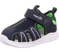 SUPERFIT Chaussures ouvertes 'Wave' bleu cobalt / vert clair / blanc, Taille 26