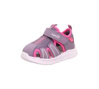 SUPERFIT Chaussures ouvertes 'Wave' violet foncé / rose clair / blanc, Taille 21