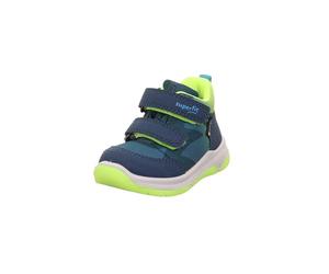 Superfit Cooper Gore-tex légèrement doublé Chaussure de première randonnée, Bleu Jaune 8010, 21 EU Large