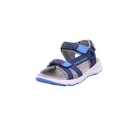 Superfit Criss Cross Sandale, Bleu/Bleu Clair 8000, 32 EU