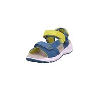 Superfit Criss Cross Sandale, bleu/jaune 8050, 31 EU