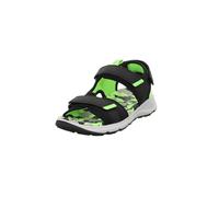 Superfit Criss Cross Sandale, Noir/Vert Clair 0000, 35 EU