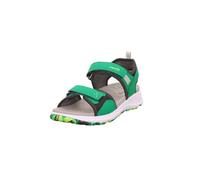 Superfit Criss Cross Sandale, Vert/Jaune 7000, 42 EU Large