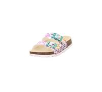 Superfit Fille Fussbettpantoffel, Blanc Multicolore 1090, 39 EU Large
