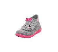 Superfit Happy OCTI Chaussons gris clair/rose 2500, largeur 22 EU, Gris clair rose 2500, 22 EU Large