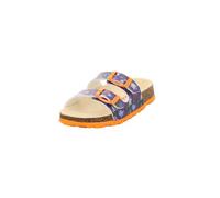 Superfit Fussbettpantoffel Mule Garçon, Bleu Orange 8090, 41 EU
