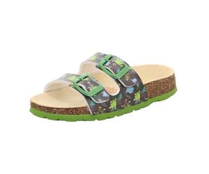 Superfit Fussbettpantoffel Mule Garçon, Noir Multicolore 0020, 24 EU