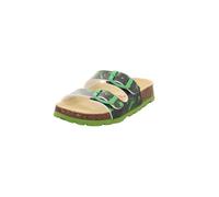 Superfit FUSSBETTPANTOFFEL Sandales 1-800111 pour fille, Vert Multicolore 7080, 30 EU
