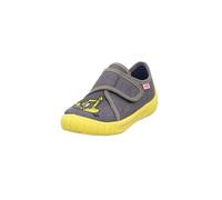 Superfit Garçon Bill Chaussons plats, Gris et jaune 2030, 37 EU