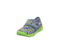SUPERFIT Pantoufle 'BUBBLE' bleu marine / jaune clair / vert clair / orange, Taille 25