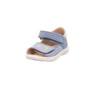 Superfit Garçon Fille Polly Sandale, Bleu Argent 8000, 19 EU