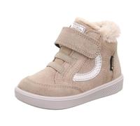Superfit Garçon Fille SUPIES Leicht gefütterte Gore-Tex Chaussure de première randonnée, Beige/Silber 4000, 19 EU Large